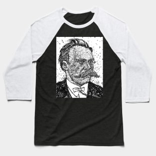 FRIEDRICH NIETZSCHE ink portrait Baseball T-Shirt